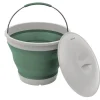 Collaps runder Eimer mit Deckel Shadow Green