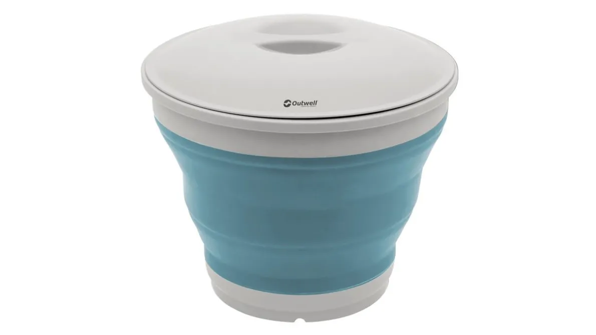 Collaps runder Eimer mit Deckel Classic Blue