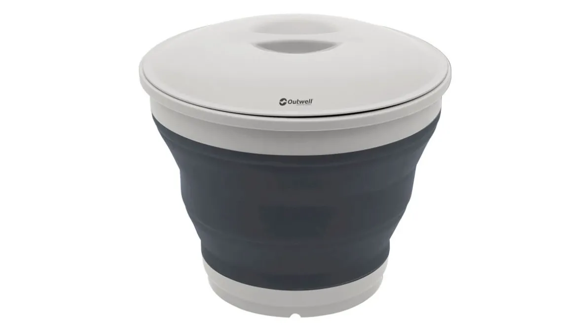 Collaps runder Eimer mit Deckel Navy Night