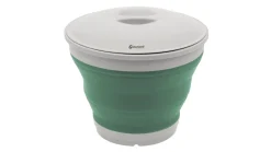 Collaps runder Eimer mit Deckel Shadow Green