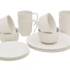Delish Geschirrr-Set 4 Personen Sandstone
