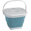 Eckiger Eimer Collaps mit Deckel Classic Blau