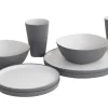 Gala Geschirrr-Set 2 Personen Grey Mist