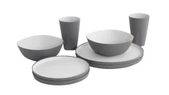 Gala Geschirrr-Set 2 Personen Grey Mist