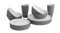 Gala Geschirrr-Set 4 Personen Grey Mist