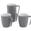 Gala Tassenset für 4 Personen Grey Mist