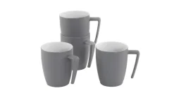 Gala Tassenset für 4 Personen Grey Mist