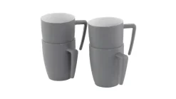Gala Tassenset für 4 Personen Grey Mist