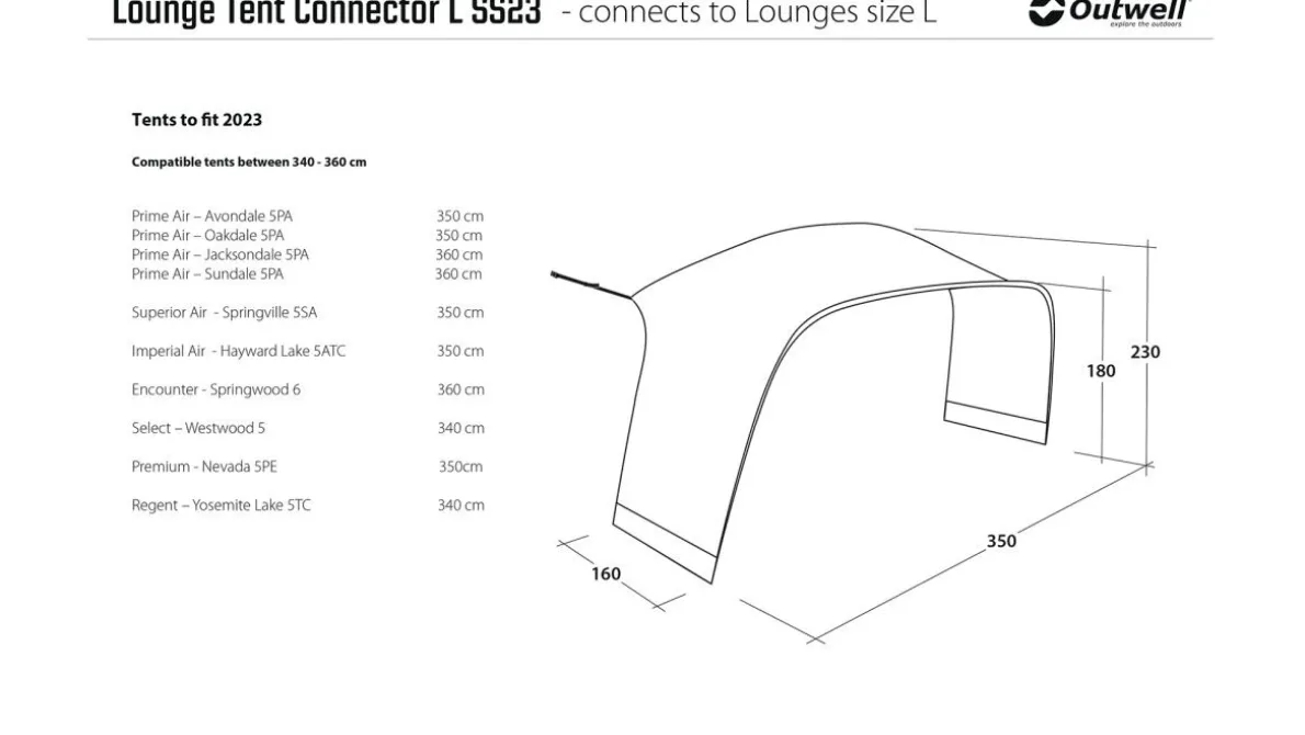Lounge Tent Connector L