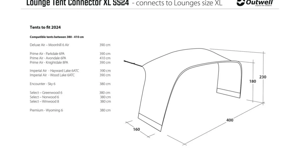 Lounge Tent Connector XL