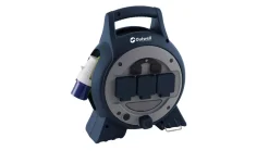 Mensa 3-Wege-Netzkabeltrommel mit USB/Lampe