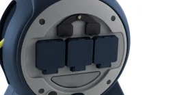Mensa 3-Wege-Netzkabeltrommel mit USB/Lampe
