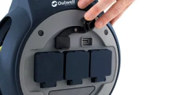 Mensa 3-Wege-Netzkabeltrommel mit USB/Lampe